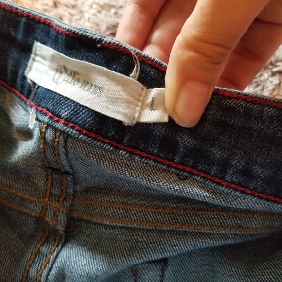 High Waisted Stretch Denim Shorts - Picture 8 of 8